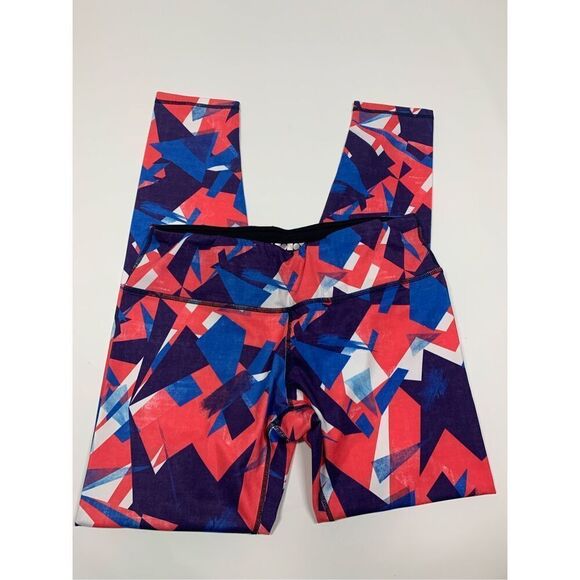 Ododos Ankle Geometric Pattern Legging Size Large - Picture 1 of 6